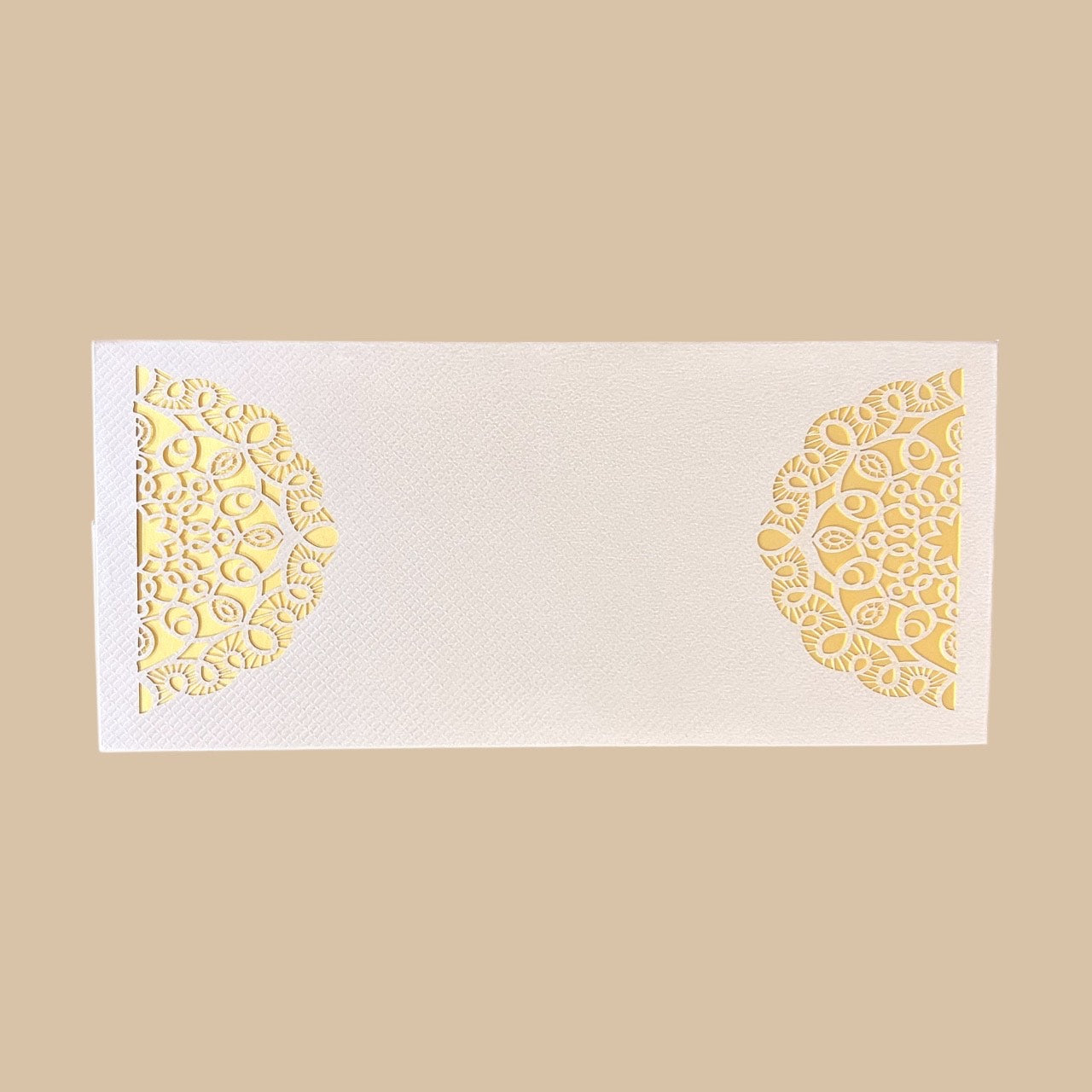 Shagun Lifafa - Grey & Golden Floral design (10 Pcs)