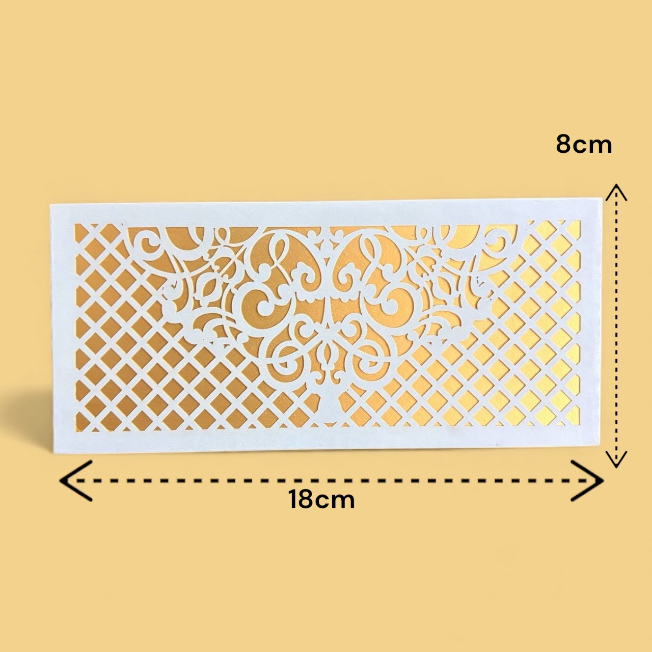 Shagun Lifafa - Blue & Golden Jaali Pattern design (10 Pcs)