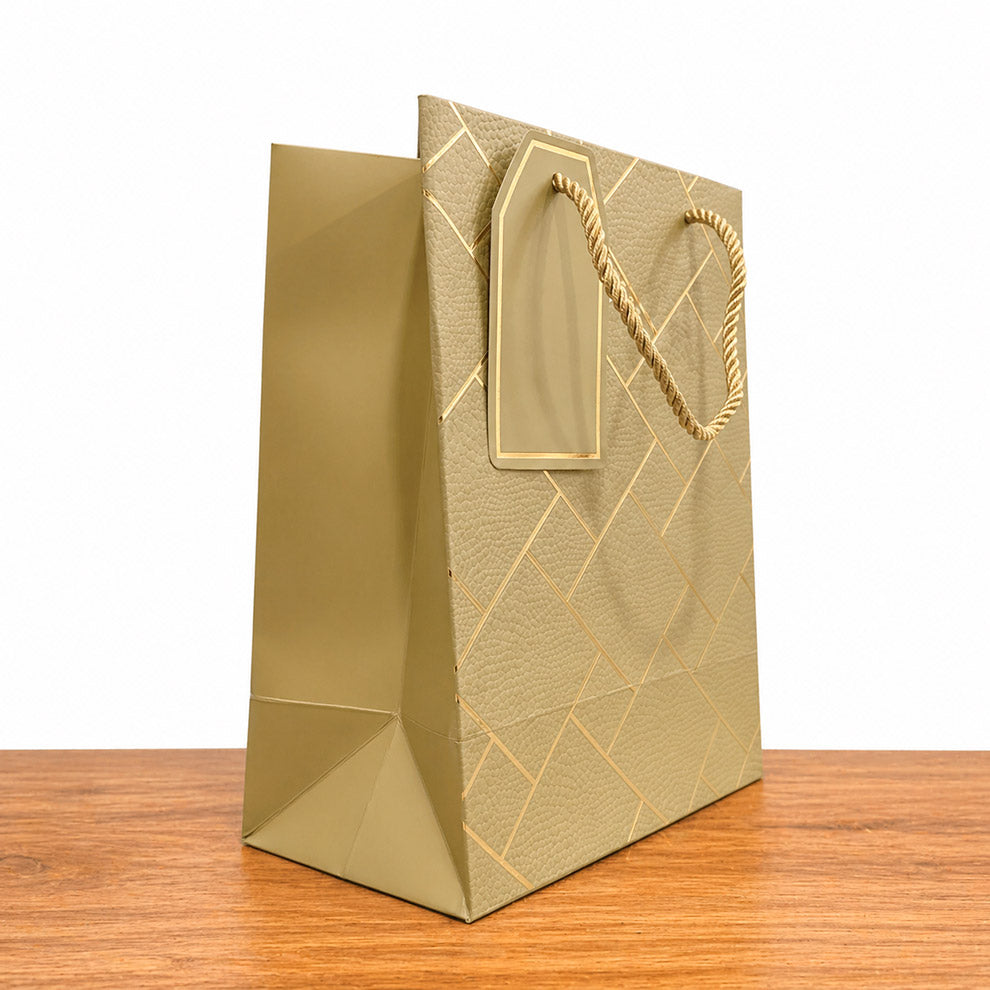 IZELS Premium Luxury Paper Gift Bags-light Green