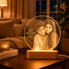 Personalised Round Photo LED