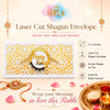 Happy Rakhi Laser Cut Shagun Envelope