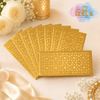 GREEN & GOLD Laser Cut Money Envelopes Pack of 10 – Premium Shagun Lifafa, Cash Gift Envelope & Wedding Money Cover by IZELS