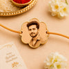 Laser Engraved Photo Rakhi for Brother