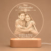 Personalised Raksha Bandhan Photo LED Lamp