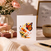 3D Flower Pop Up Greeting Card-Design 1