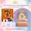 Personalised Raksha Bandhan Photo LED Lamp