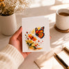 3D Flower Pop Up Greeting Card-Design 1