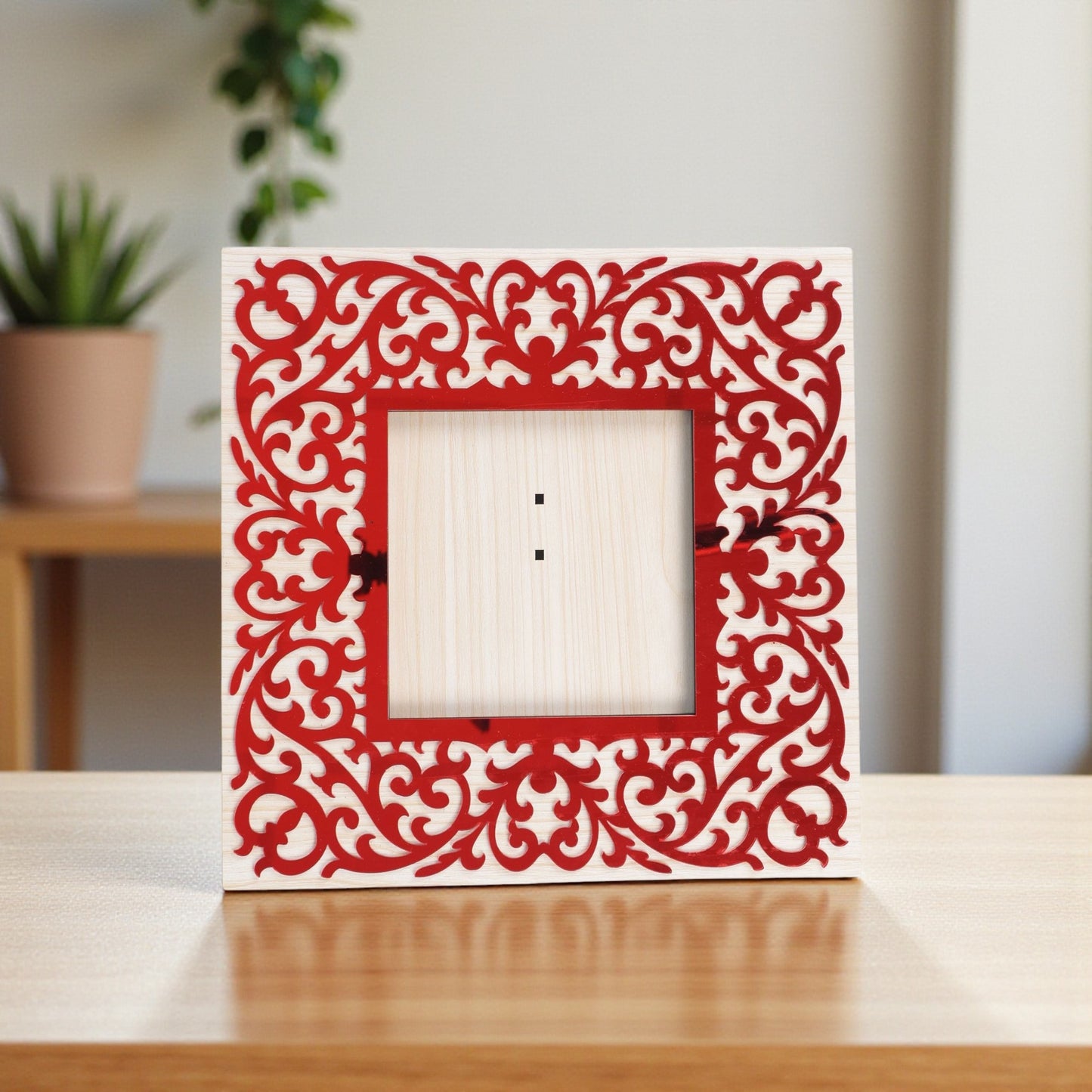 Izels Square Shape Photo Frame - Wooden