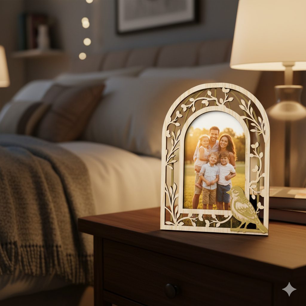 Izels Arch Shape Photo Frame - Wooden