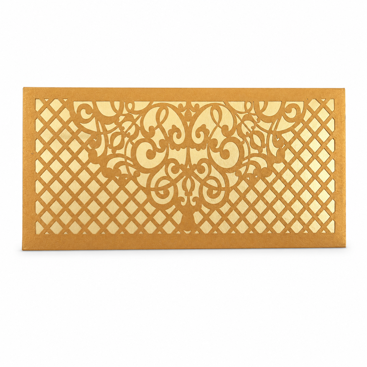 COPPER & GOLD Laser Cut Money Envelopes Pack of 10 – Premium Shagun Lifafa, Cash Gift Envelope & Wedding Money Cover by IZELS