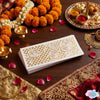 Premium WHITE & GOLDEN ROSE Laser Cut Money Envelopes Pack of 10 – Premium Shagun Lifafa, Cash Gift Envelope & Wedding Money Cover by IZELS