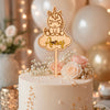 Personalised Unicorn Name Cake Topper | Custom Name Birthday Cake Topper for Kids | Laminated MDF & Golden Acrylic Unicorn Cake Decoration | Laser Cut Birthday Topper