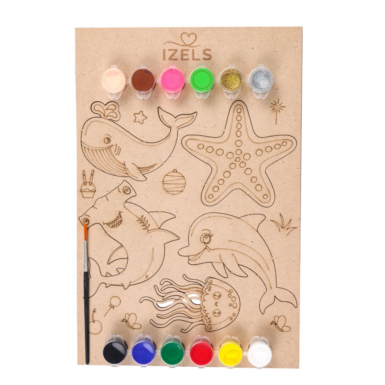 Izels DIY Deep Sea Friends Painting Kit