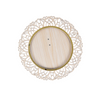 Izels Round Lace Border Photo Frame - Wooden