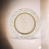 Izels Round Lace Border Photo Frame - Wooden