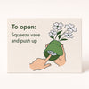 3D Flower Pop Up Greeting Card-Design 2