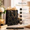 IZELS Premium Luxury Paper Gift Bags-Black