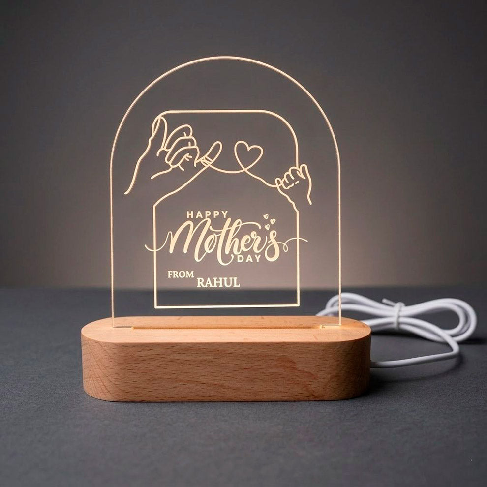 CUSTOMISED NAME LED LAMP MOTHERS DAY 1