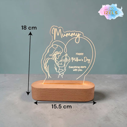 CUSTOMISED NAME LED LAMP MOTHERS DAY 2