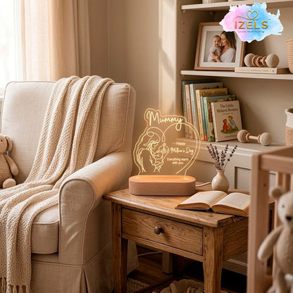 CUSTOMISED NAME LED LAMP MOTHERS DAY 2