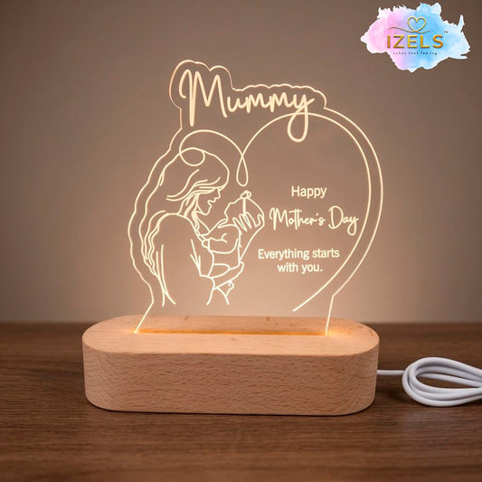 CUSTOMISED NAME LED LAMP MOTHERS DAY 2