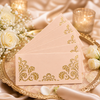 Premium Pink And Golden  Laser Cut Shagun Lifafa – Designer Wedding Money Envelopes India | IZELS | PACK OF 10