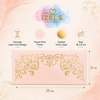 Premium Pink And Golden  Laser Cut Shagun Lifafa – Designer Wedding Money Envelopes India | IZELS | PACK OF 10