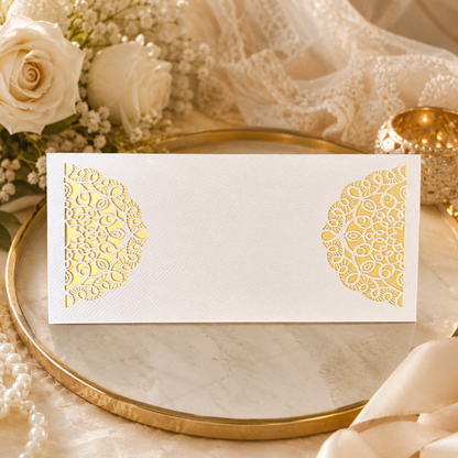 Premium Laser cut Laser Cut Money Envelopes Pack of 10 – Premium Shagun Lifafa, Cash Gift Envelope & Wedding Money Cover by IZELS