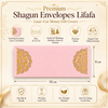 PINK & GOLD Laser Cut Money Envelopes Pack of 10 – Premium Shagun Lifafa, Cash Gift Envelope & Wedding Money Cover by IZELS