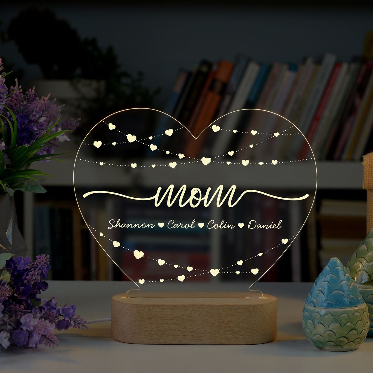 Custom Family LED Night Lamp