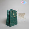 IZELS Premium Luxury Paper Gift Bags-Dark Green