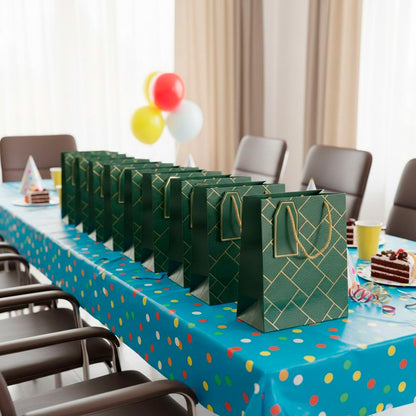 IZELS Premium Luxury Paper Gift Bags-Dark Green