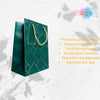 IZELS Premium Luxury Paper Gift Bags-Dark Green