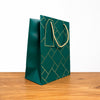 IZELS Premium Luxury Paper Gift Bags-Dark Green