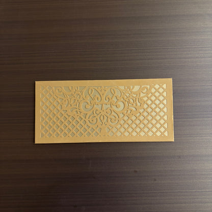 Shagun Lifafa - Copper & Golden Jaali Pattern Design (10 Pcs)