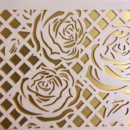 Shagun Lifafa - White & Golden Floral design (10 Pcs)