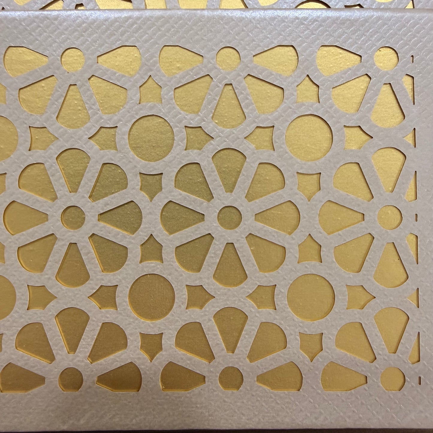 Shagun Lifafa - Grey & Golden Geometric design (10 Pcs)