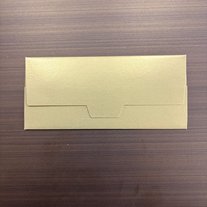 Shagun Lifafa - Green & Golden Geometric design (10 Pcs)