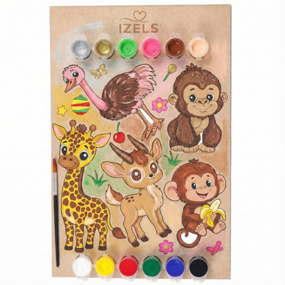 DIY Painting Kit - Jungle Baby Animals