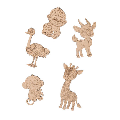 DIY Painting Kit - Jungle Baby Animals
