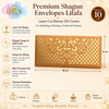 COPPER & GOLD Laser Cut Money Envelopes Pack of 10 – Premium Shagun Lifafa, Cash Gift Envelope & Wedding Money Cover by IZELS