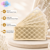PEACH & GOLD Laser Cut Money Envelopes Pack of 10 | Premium Shagun Lifafa for Wedding, Diwali,  Cash Gift & Festive Gifting - IZELS