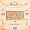 PEACH & GOLD Laser Cut Money Envelopes Pack of 10 – Premium Shagun Lifafa, Cash Gift Envelope & Wedding Money Cover by IZELS