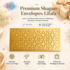 GREEN & GOLD Laser Cut Money Envelopes Pack of 10 – Premium Shagun Lifafa, Cash Gift Envelope & Wedding Money Cover by IZELS