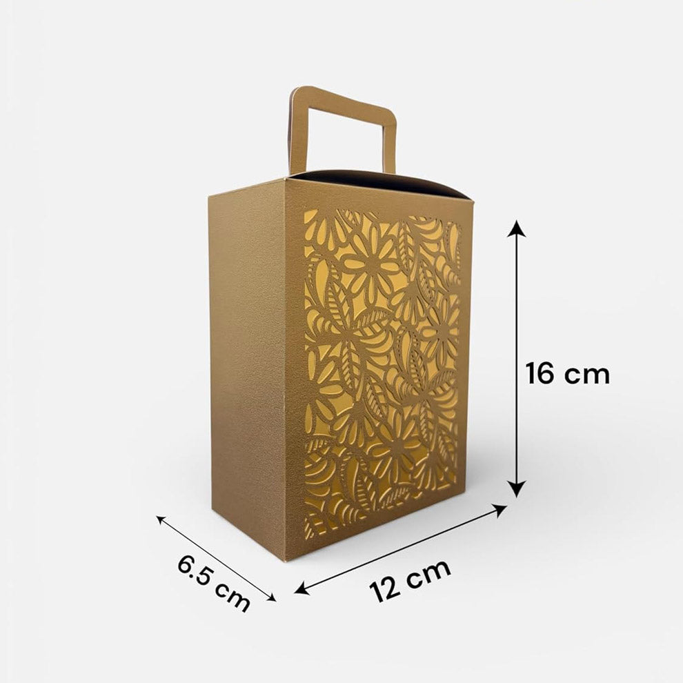 Laser Cut Gift Box with Handle
