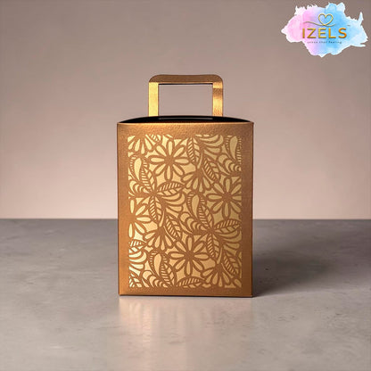 Laser Cut Gift Box with Handle