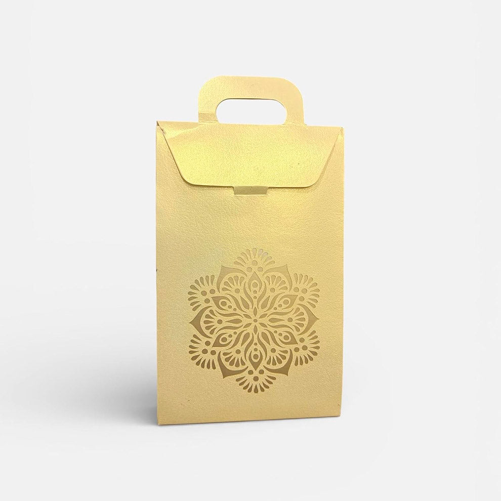 Laser Cut Paper Gift Box with Handle