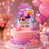 Personalised K-Pop Demon Hunter Cake Topper | Custom Name & Age | 3MM Thick Acrylic | Golden Mirror Acrylic | 6 x 4 Inches