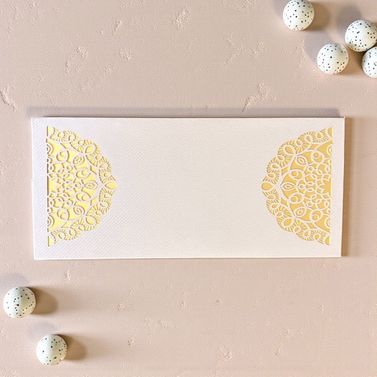 Shagun Lifafa - Grey & Golden Floral design (10 Pcs)