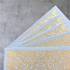 Premium BABY BLUE & GOLD Laser Cut Money Envelopes Pack of 10 – Premium Shagun Lifafa, Cash Gift Envelope & Wedding Money Cover by IZELS